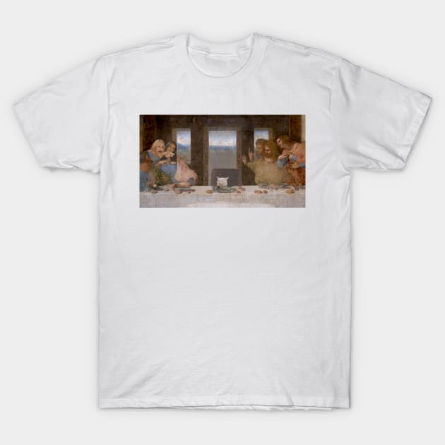 The Last supper CAT meme T-Shirt by thedoomseed